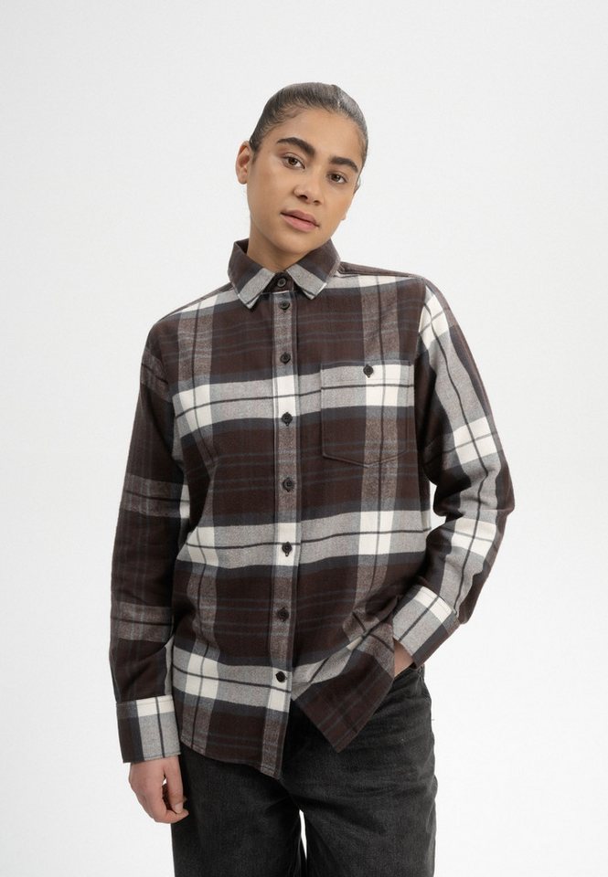 MELA Flanellhemd Damen Flanell Shirt AKHELA clean von MELA