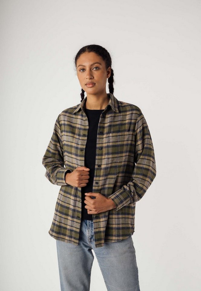 MELA Flanellhemd Damen Flanell Shirt AKHELA von MELA
