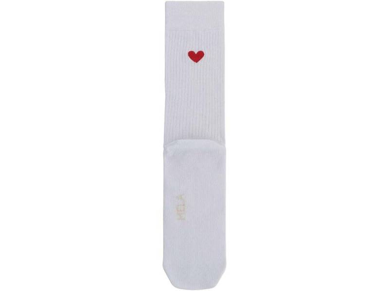 MELA Füßlinge MELA Bio-Socken 'Herz', gerippt von MELA