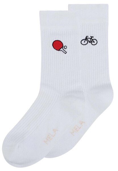 MELA Gerippte Socken Stickerei Bundle von MELA