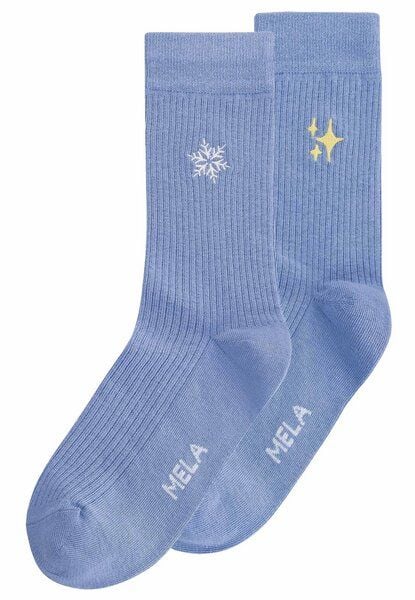 MELA Gerippte Socken Stickerei Bundle von MELA