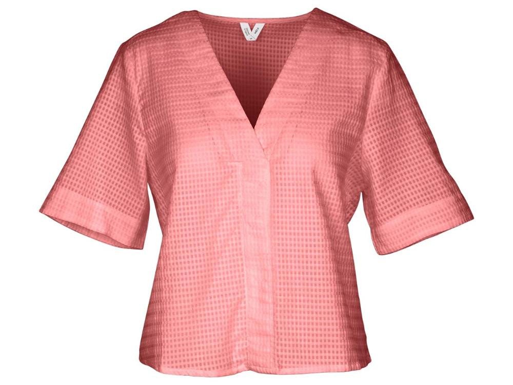 MELA Klassische Bluse MELA Bio-Damen-Bluse 'NALA' mit angedeuteter Knopf von MELA