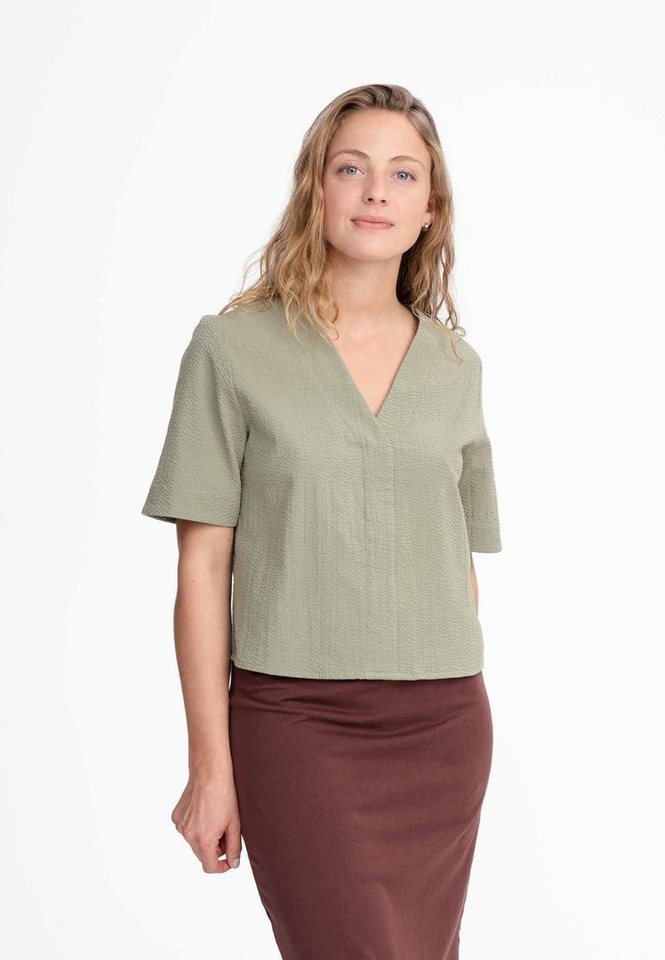 MELA Kurzarmbluse Damen Bluse NALA clean von MELA
