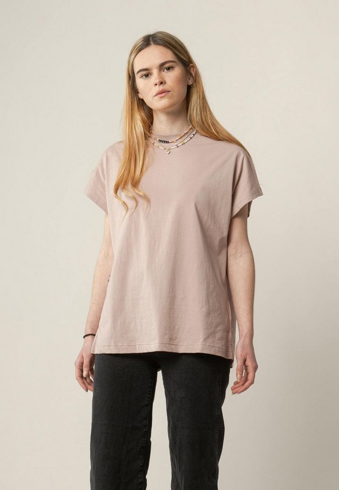 MELA Kurzarmshirt Damen T-Shirt MADHU Fein gerippter Kragen MELA Kurzarmshirt Damen T-Shirt MADHU Fein gerippter Kragen von MELA