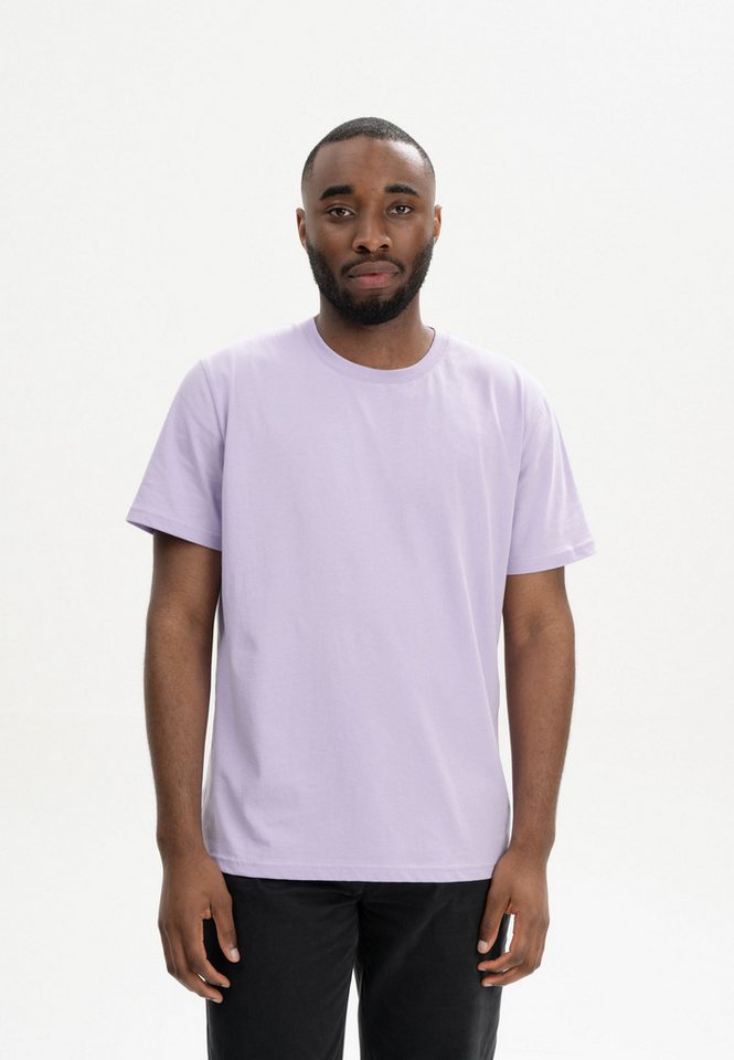 MELA Kurzarmshirt T-Shirt Style SADHIL Fein gerippter Kragen von MELA