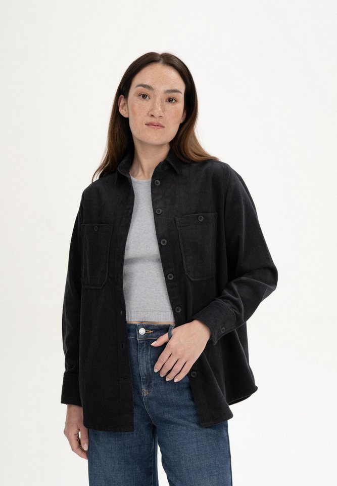 MELA Langarmhemd Cord Overshirt Style JIYA von MELA