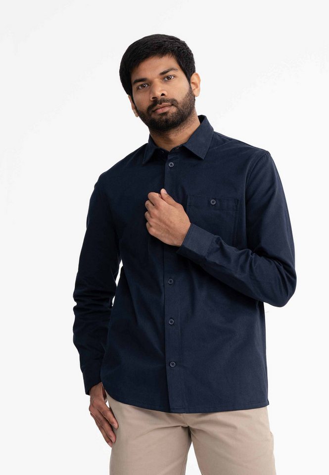 MELA Langarmhemd Herren Twill Hemd ASHUTOSH clean von MELA