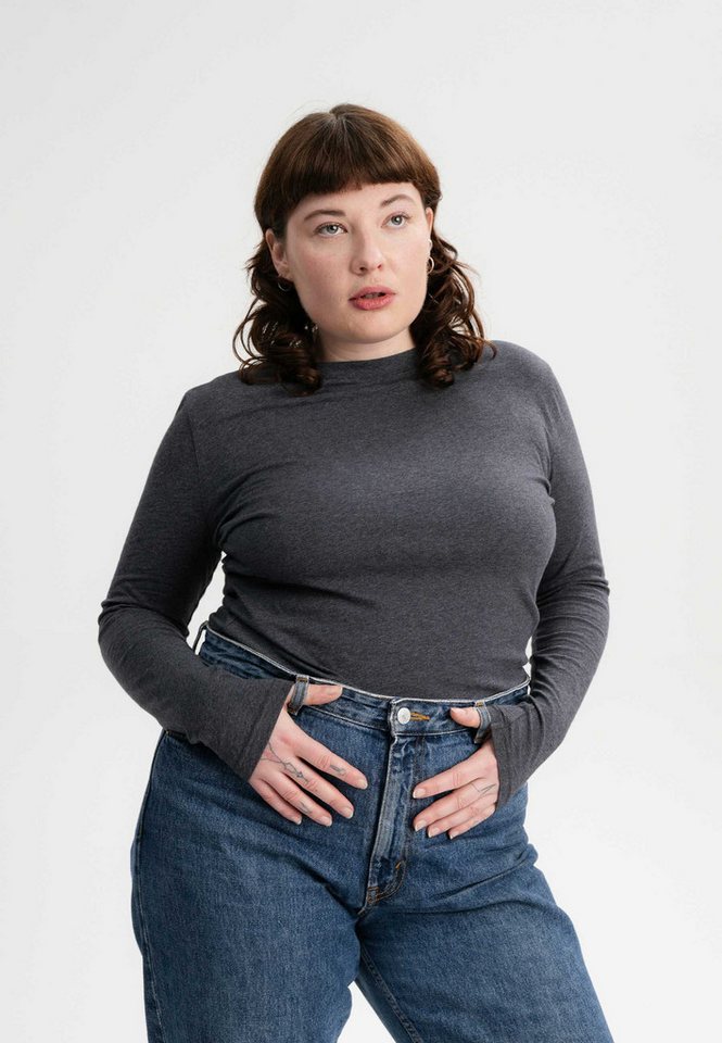 MELA Langarmshirt Damen Basic Langarmshirt DHIVYA clean MELA Langarmshirt Damen Basic Langarmshirt DHIVYA clean von MELA