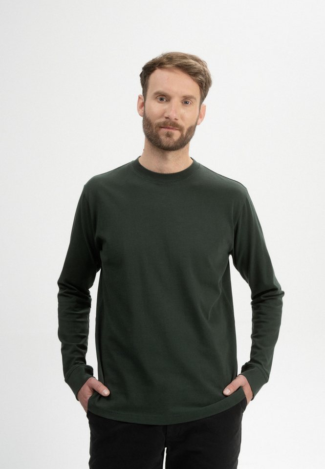 MELA Langarmshirt Langarmshirt TEJAS Rippbündchen von MELA