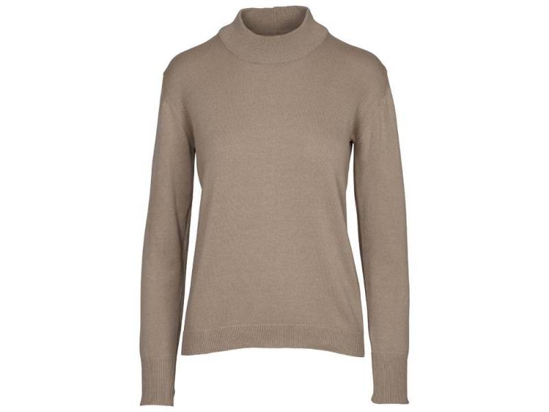 MELA Langarmshirt MELA Bio-Damen-Feinstrick-Pullover 'SADA' mit Steh von MELA