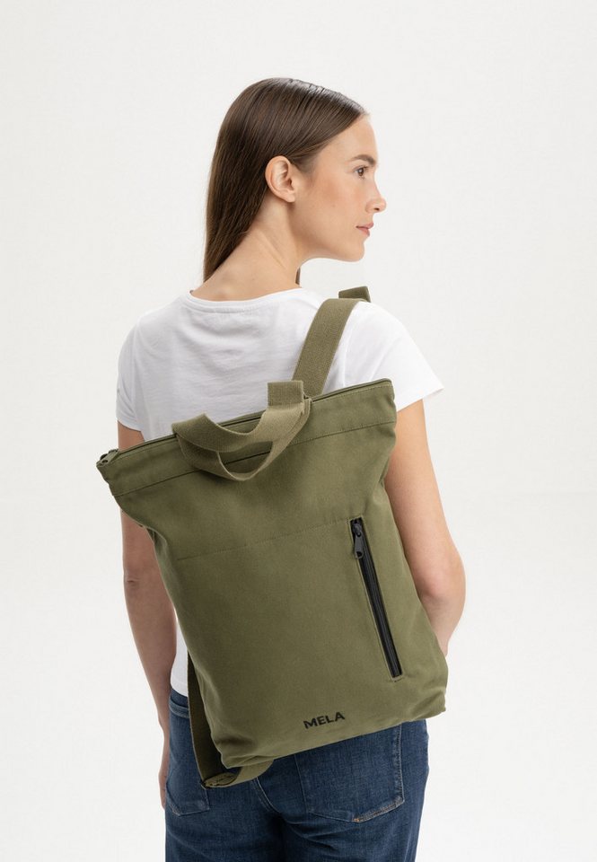 MELA Rucksack Hybrid Rucksack Style ANIL, Bequem als Rucksack oder Umhängetasche tragbar von MELA
