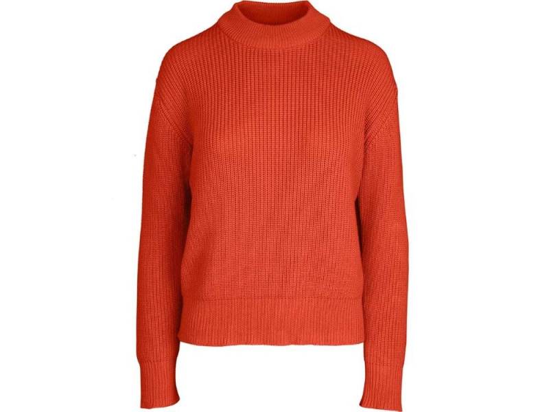 MELA Rundhalspullover MELA Bio-Damen-Rippstrick-Pullover 'MANIKA' mit Ru von MELA