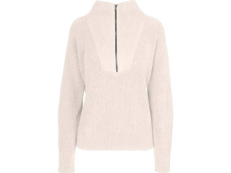 MELA Rundhalspullover MELA Bio-Damen-Rippstrick Troyer 'KIMAYA' mit Steh von MELA