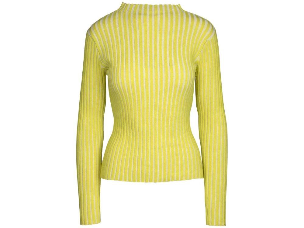 MELA Rundhalspullover MELA Bio-Damen-Strickpullover 'NAMARI' mit kurzem MELA Rundhalspullover MELA Bio-Damen-Strickpullover 'NAMARI' mit kurzem von MELA