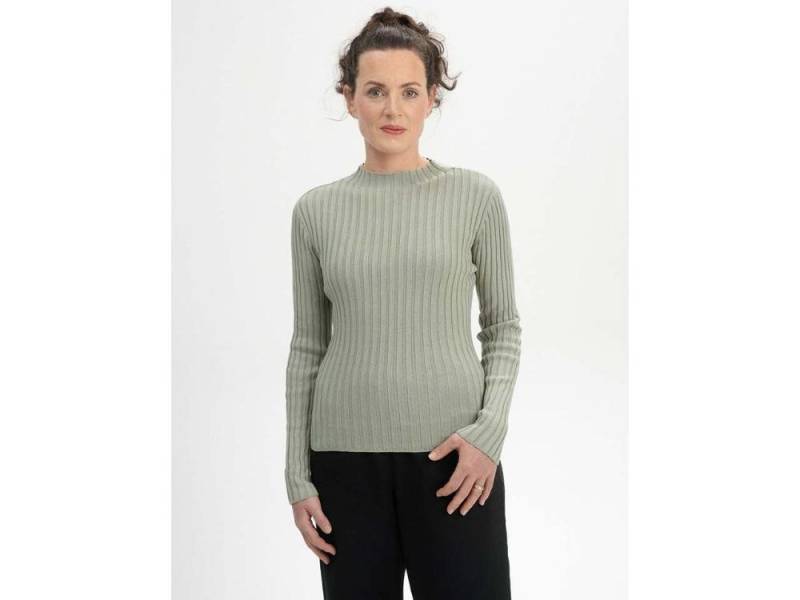 MELA Rundhalspullover MELA Bio-Damen-Strickpullover 'NAMARI' mit kurzem von MELA