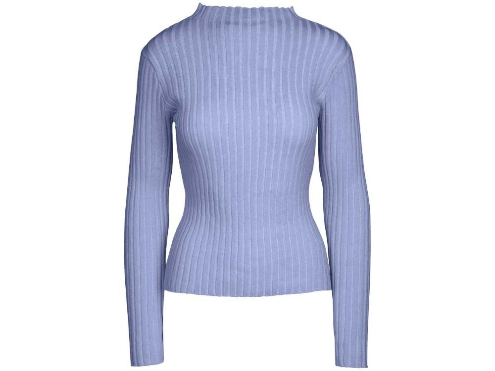 MELA Rundhalspullover MELA Bio-Damen-Strickpullover 'NAMARI' mit kurzem MELA Rundhalspullover MELA Bio-Damen-Strickpullover 'NAMARI' mit kurzem von MELA