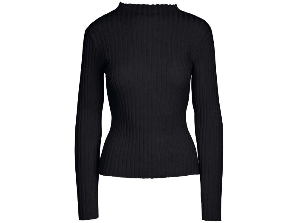 MELA Rundhalspullover MELA Bio-Damen-Strickpullover 'NAMARI' mit kurzem MELA Rundhalspullover MELA Bio-Damen-Strickpullover 'NAMARI' mit kurzem von MELA