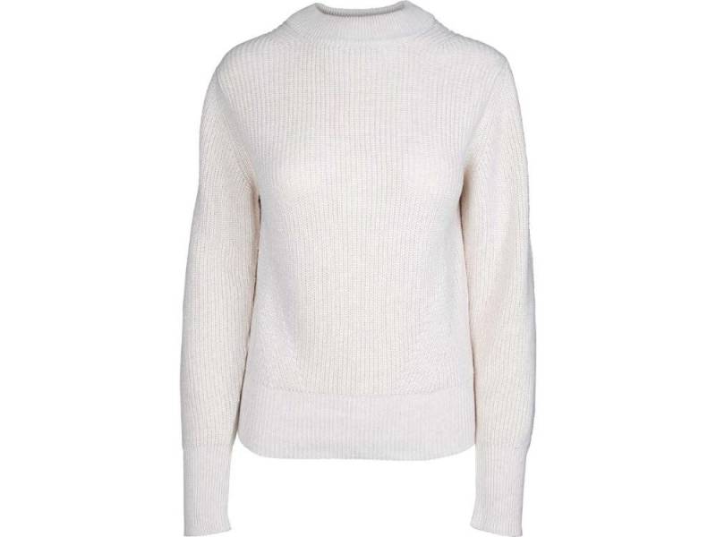 MELA Rundhalspullover MELA Bio-Damen-Strickpullover 'RIYA' mit kurzem St von MELA