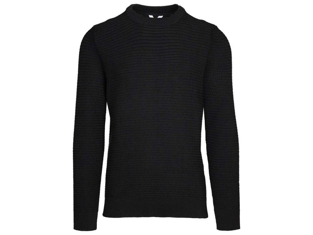 MELA Rundhalspullover MELA Bio-Herren-Strickpullover 'MAGESH' mit Rundha von MELA