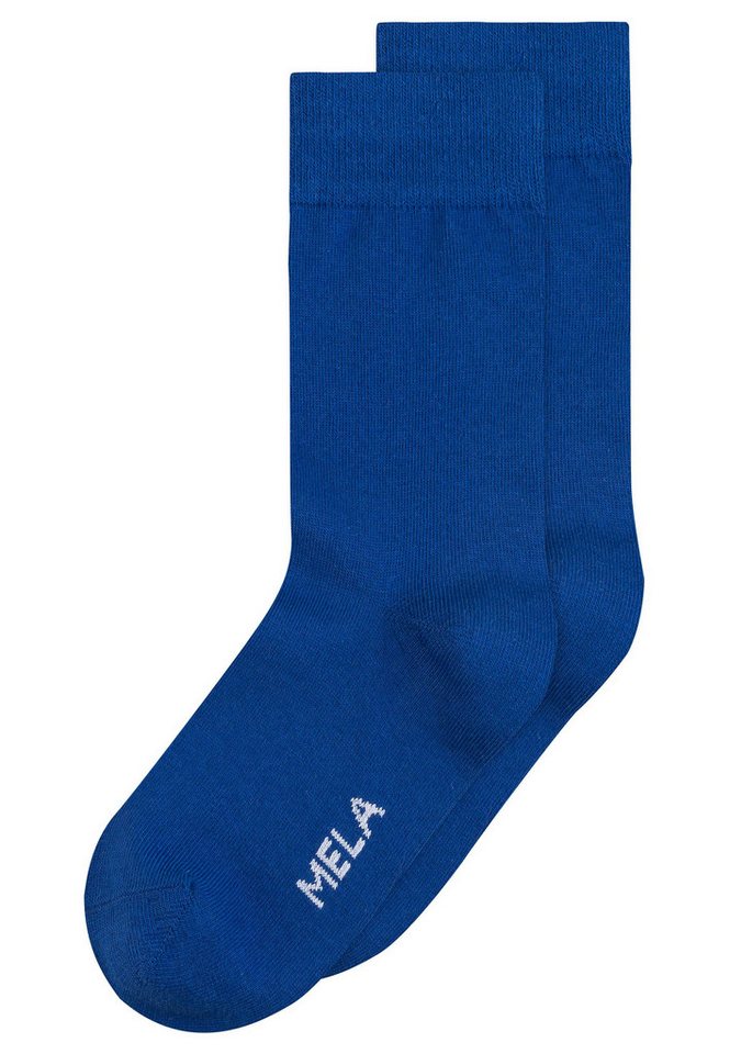 MELA Socken Unisex Socken 2 Paare Basic Ohne Polyester & Polyamid. Das Elasthan ist komplett abbaubar. von MELA