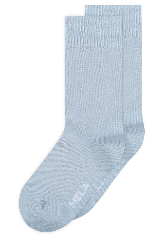 MELA Socken Unisex Socken 2 Paare Basic Ohne Polyester & Polyamid. Das Elasthan ist komplett abbaubar. von MELA
