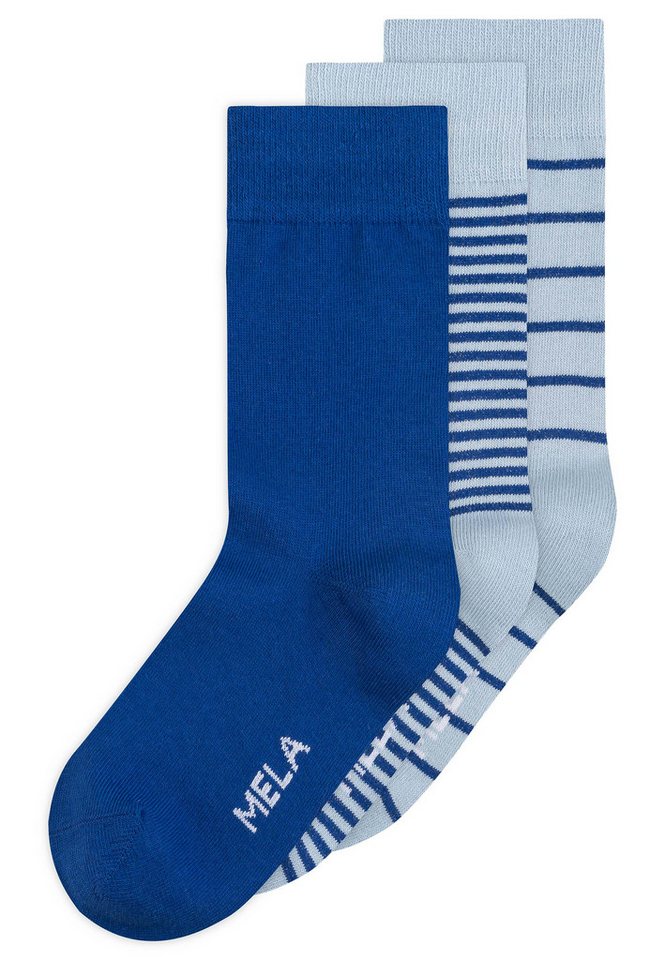 MELA Socken Unisex Socken 3 Paare Basic Ohne Polyester & Polyamid. Das Elasthan ist komplett abbaubar. von MELA