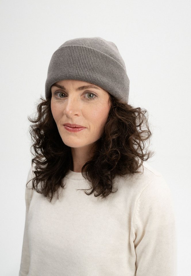 MELA Strickmütze Unisex Feinstrick Mütze HIMMAT Variabler Umschlag von MELA