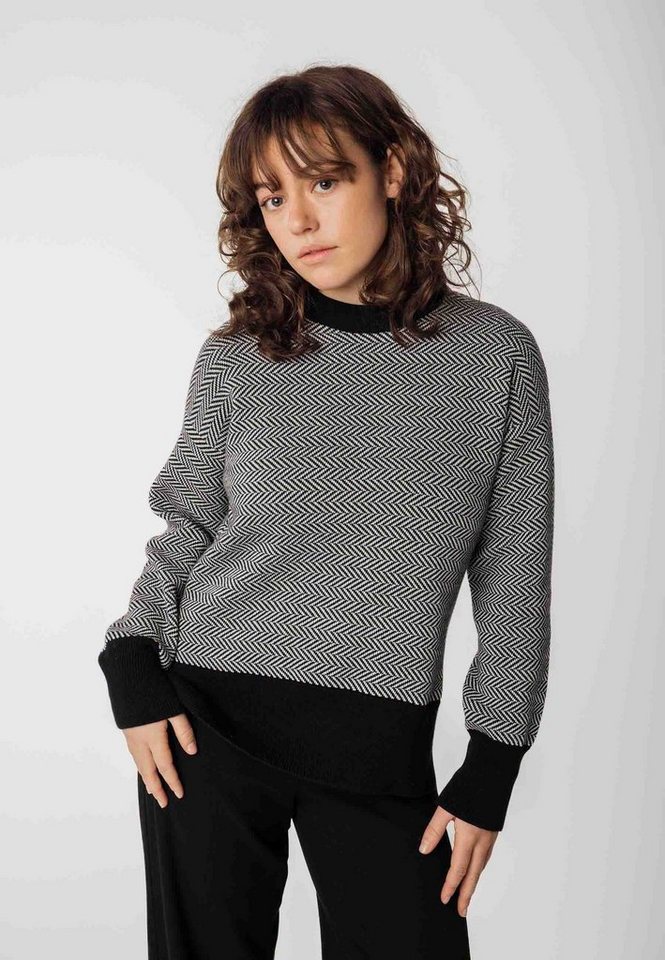 MELA Strickpullover Jacquard Strickpullover FAIZA von MELA