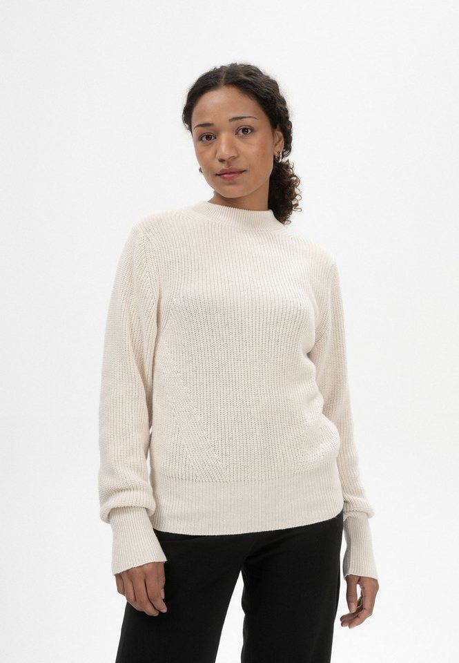 MELA Strickpullover Damen Strickpullover RIYA Rippbündchen von MELA