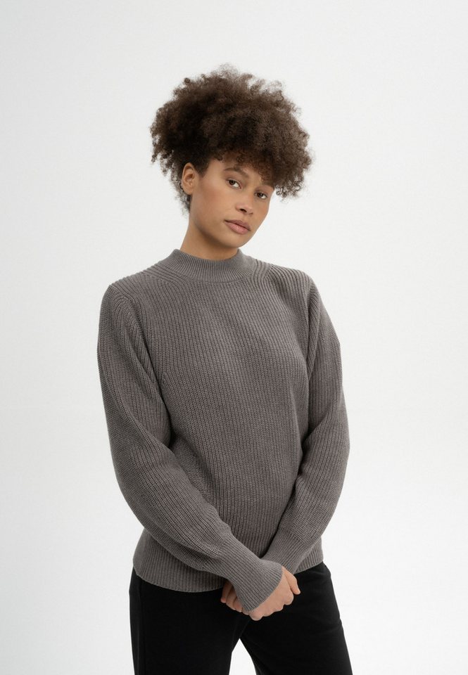 MELA Strickpullover Damen Strickpullover RIYA variierende Strickstruktur von MELA