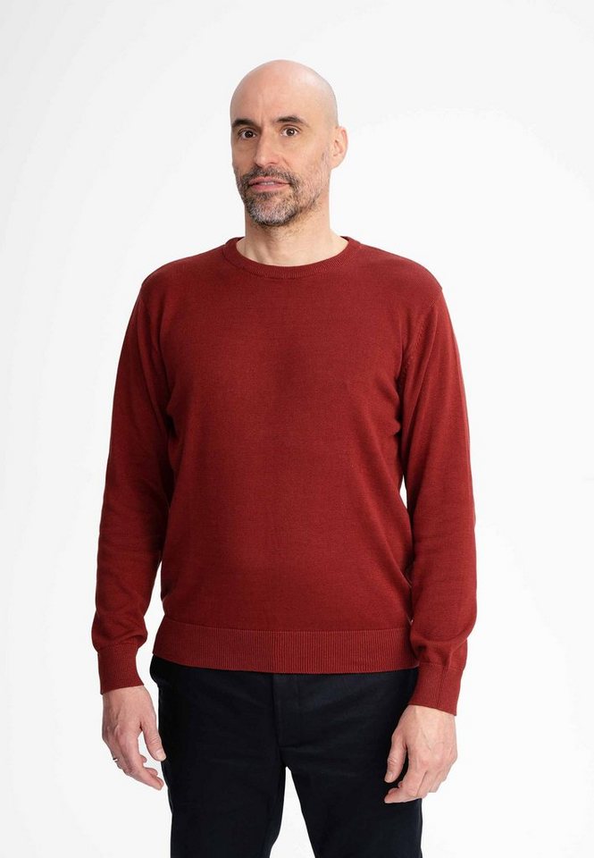 MELA Strickpullover Feinstrick Pullover HIMAL Rippbündchen von MELA