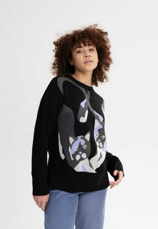 MELA Strickpullover Jacquard Strickpullover FAIZA clean von MELA