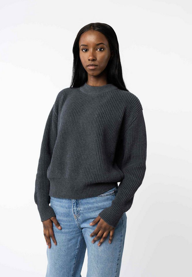 MELA Strickpullover Rippstrick Pullover MANIKA Rippbündchen von MELA