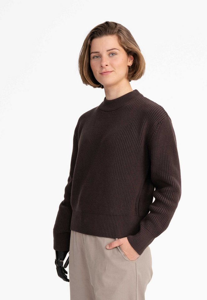 MELA Strickpullover Rippstrick Pullover MANIKA Rippbündchen von MELA