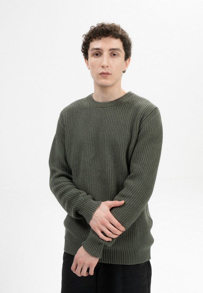 MELA Strickpullover Strickpullover RAVI Rippbündchen von MELA