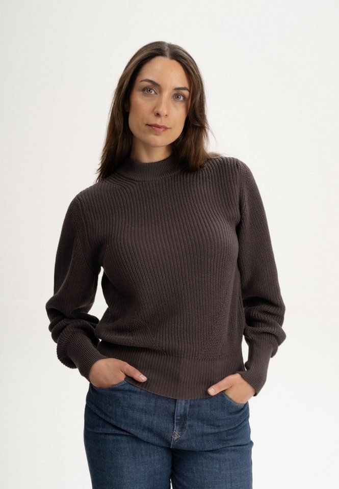 MELA Strickpullover Damen Strickpullover RIYA Rippbündchen MELA Strickpullover Damen Strickpullover RIYA Rippbündchen von MELA