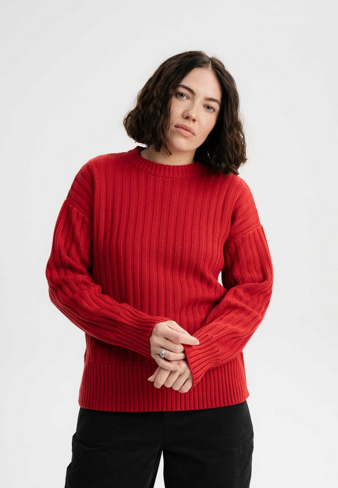 MELA Strickpullover Strukturierter Strickpullover ISHANI clean von MELA