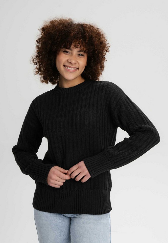 MELA Strickpullover Strukturierter Strickpullover ISHANI clean von MELA