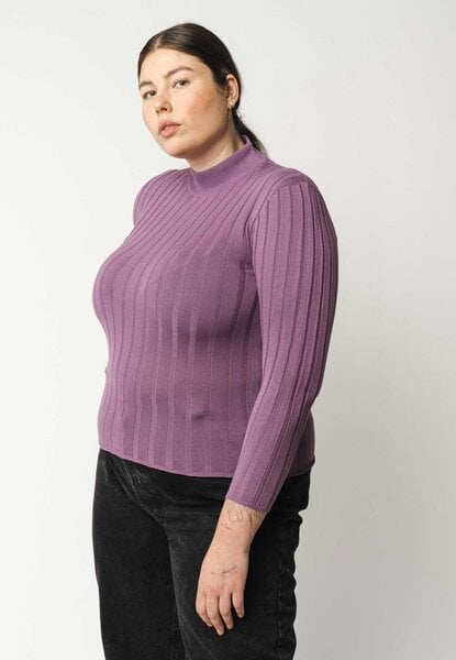 Strickpullover mit Mockneck AMBA | von MELA | Fairtrade & GOTS zertifiziert von MELA