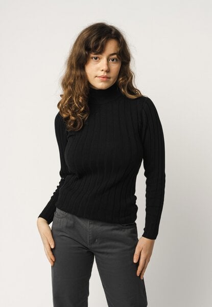 Strickpullover mit Mockneck AMBA | von MELA | Fairtrade & GOTS zertifiziert von MELA