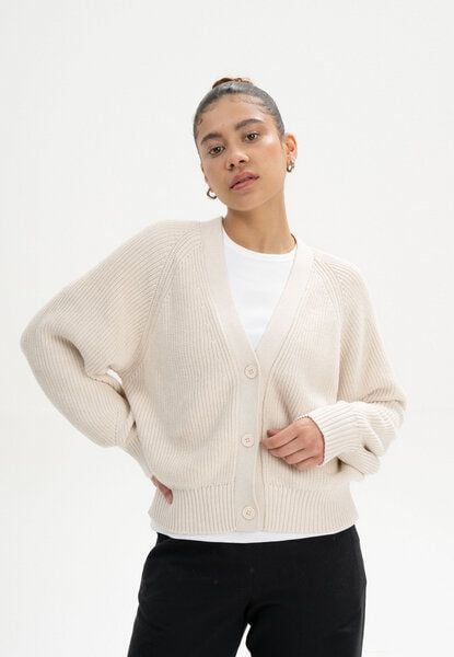 Rippstrick Cardigan BHUMA | von MELA | Fairtrade & GOTS zertifiziert von MELA