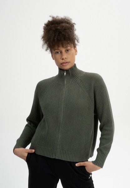 Rippstrick Jacke KAMUKA | von MELA | Fairtrade & GOTS zertifiziert von MELA