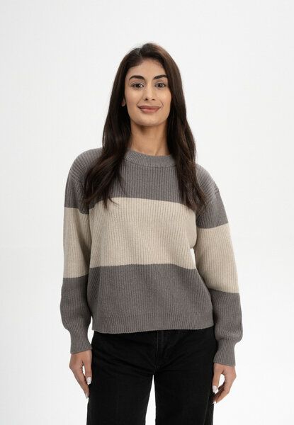 Rippstrick Pullover ADAH STRIPES | von MELA | Fairtrade & GOTS zertifiziert von MELA