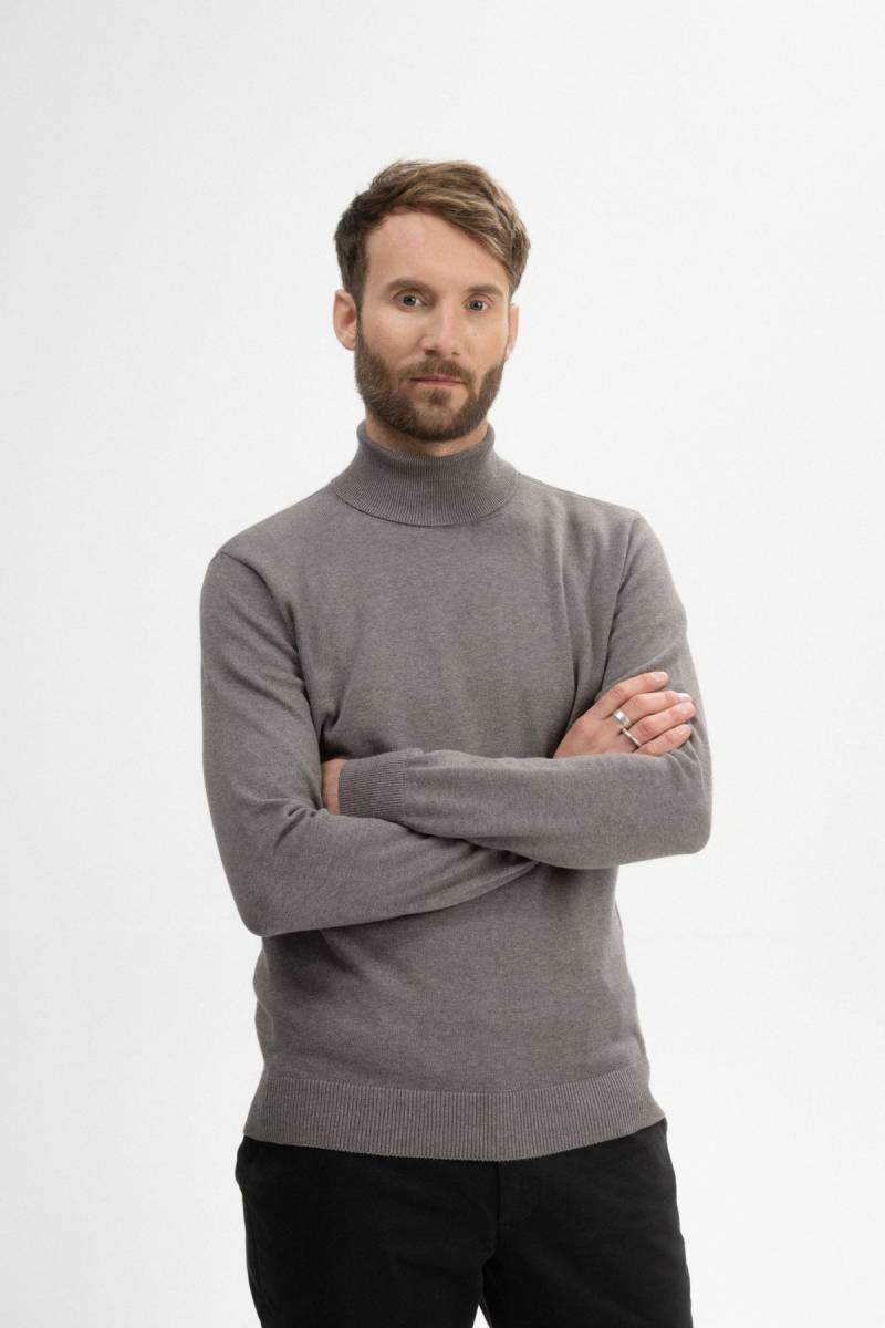 Rollkragenpullover Kanja Braun von MELA