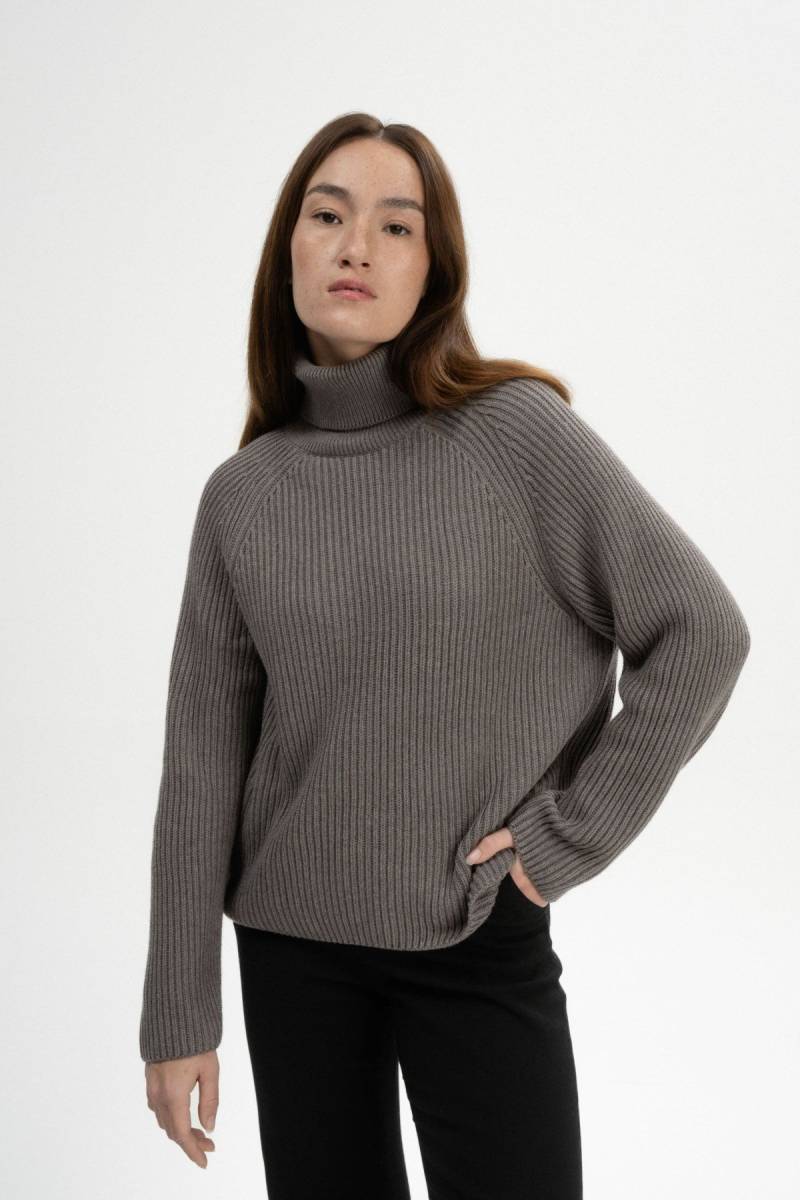 Rollkragenpullover Rippstrick Chirha von MELA