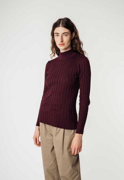 Strickpullover mit Mockneck AMBA | von MELA | Fairtrade & GOTS zertifiziert von MELA