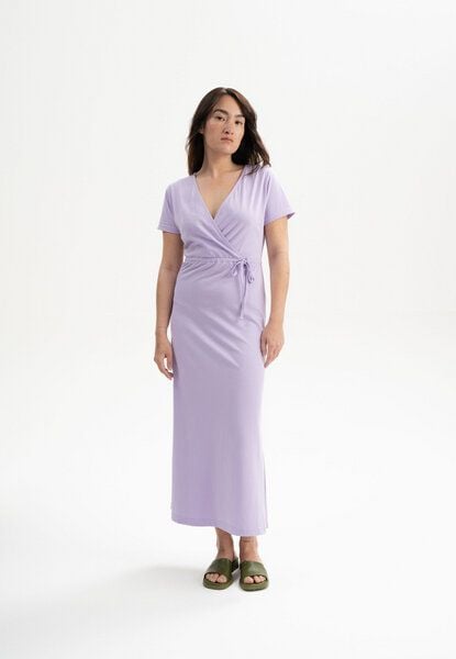 V-Neck Kleid lang SHREOSHI | von MELA | Fairtrade & GOTS zertifiziert von MELA