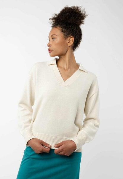 V-Neck Strickpullover VEDA | von MELA | Fairtrade & GOTS zertifiziert von MELA