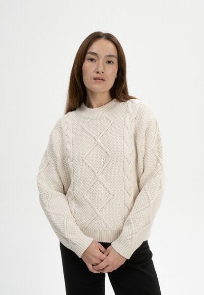 Zopfmuster Strickpullover SAMAIRA | von MELA | Fairtrade & GOTS zertifiziert von MELA