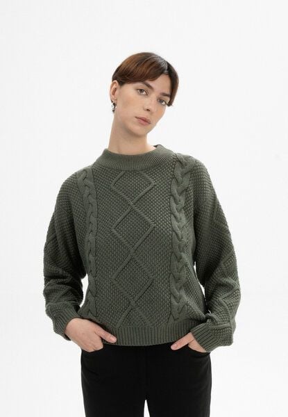 Zopfmuster Strickpullover SAMAIRA | von MELA | Fairtrade & GOTS zertifiziert von MELA